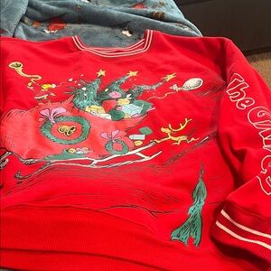 Red Grinch Pullover